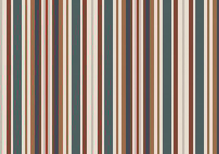 The British Stripe Co. Elizabeth, Teignbridge No.1 - Roman Blind - Image 7